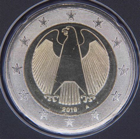 Deutschland 2 Euro Münze 2019 A Euro Muenzentv Der Online