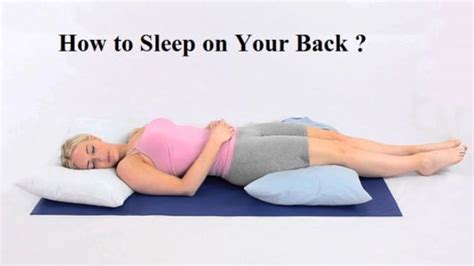 Learn How To Sleep On Your Back Comfortably And Happily