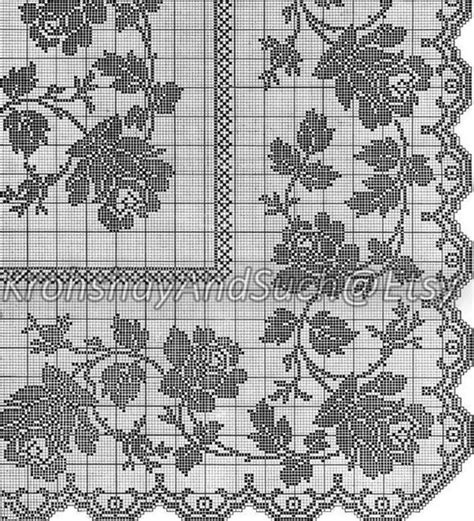 Rose Filet Crochet Chart Laxenil