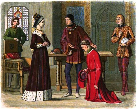 An Image Depicting Warwick The Kingmaker Submitting To Margaret Of