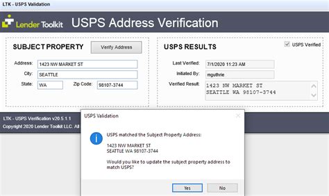 The Usps Address Verification Tool By Lender Toolkit