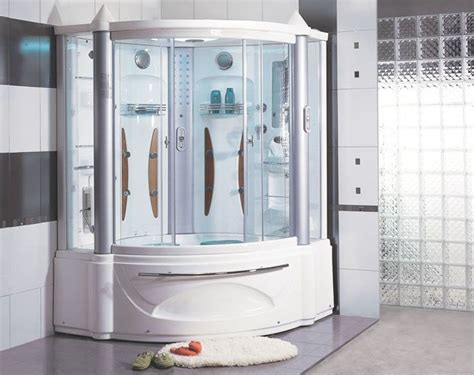 Shop wayfair for the best whirlpool tub shower combo. Corner Shower Units | Corner tub shower combo, Tub shower ...
