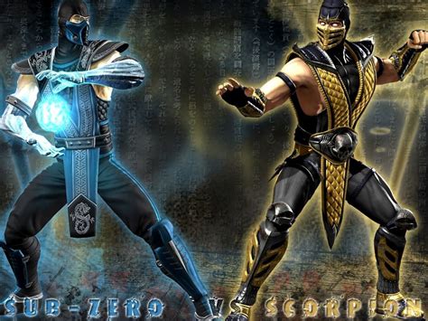 Mortal Kombat 9 Scorpion Vs Sub Zero Wallpaper