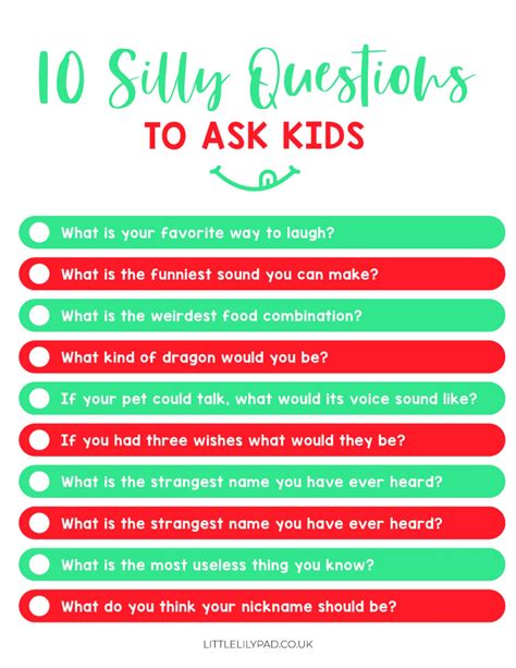 Fun Questions To Ask Kids Artofit