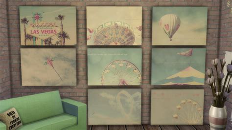 My Sims 4 Blog Pastel Canvases By Dreamcatchersims4
