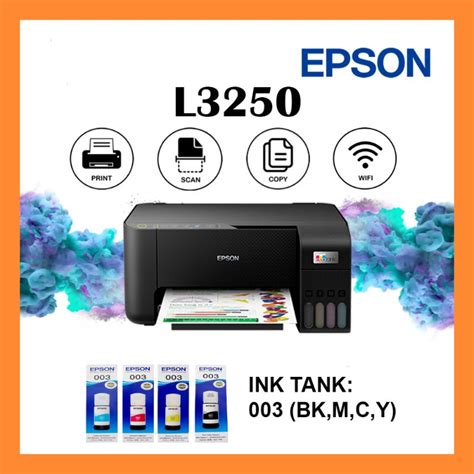 Epson EcoTank L L All In One Ink Tank Printer With Original Ink Set Print Scan Copy