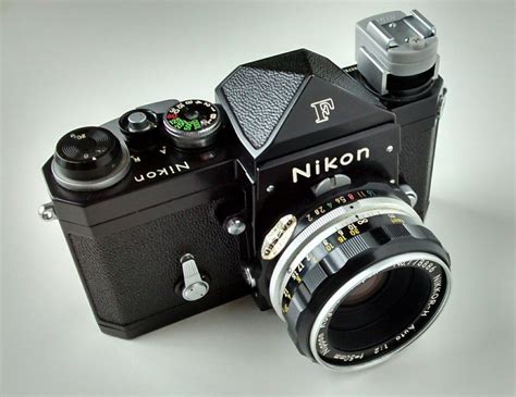 Nikon F 35mm Single Lens Reflex Camera With Eye Level Prism Finder