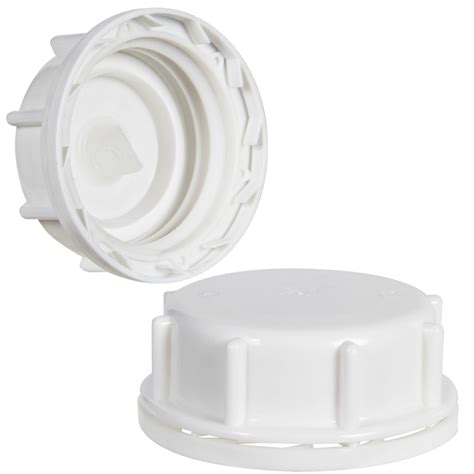Din61 White Fluxx Vented Tamper Evident Cap Us Plastic Corp
