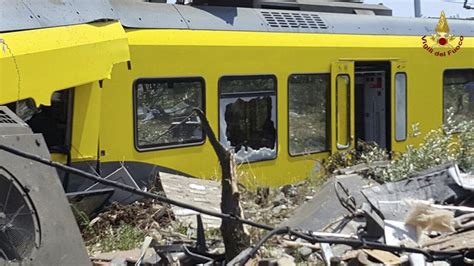 italy apulia train crash probe focuses on alert system bbc news