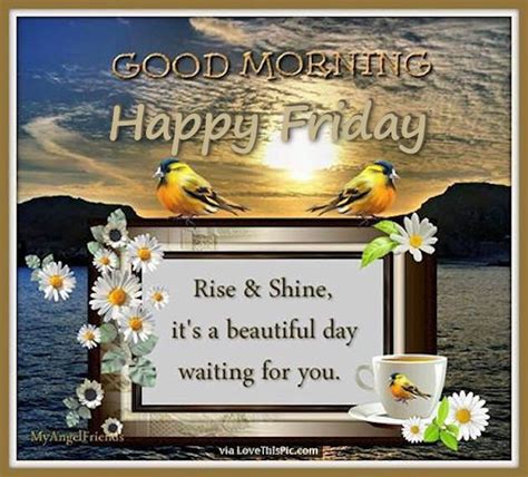 Good Morning Happy Friday Rise And Shine Pictures Photos And Images