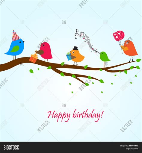 Birthday Card Cute Vector And Photo Free Trial Bigstock