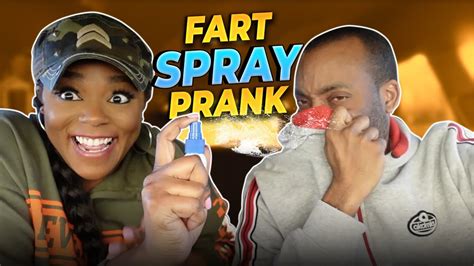 Fart Spray Prank On Husband Hilarious 😂😂 Asia And Bj Youtube