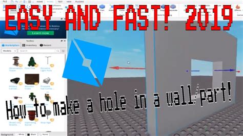 We did not find results for: How to make a hole in a wall! ROBLOX STUDIO - YouTube