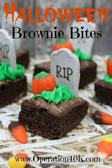 Our Easy Halloween Brownie Bites Recipe Operation 40k