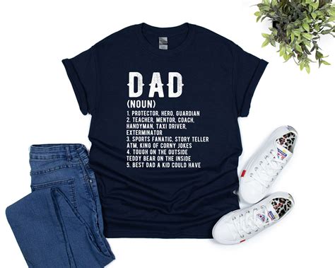 Dad Definition Shirt Funny Dad T Shirt Dad Fathers Day Etsy