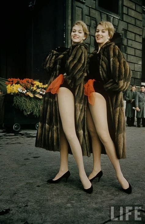 Vintage Everyday Beautiful Colour Portraits Of Dancing Kessler Twins In Paris