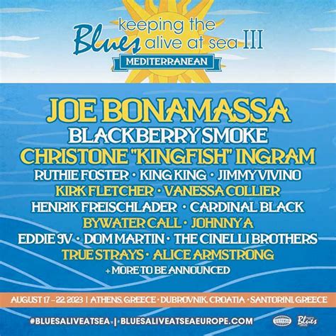 Keeping The Blues Alive At Sea Announces More Bands For 2023