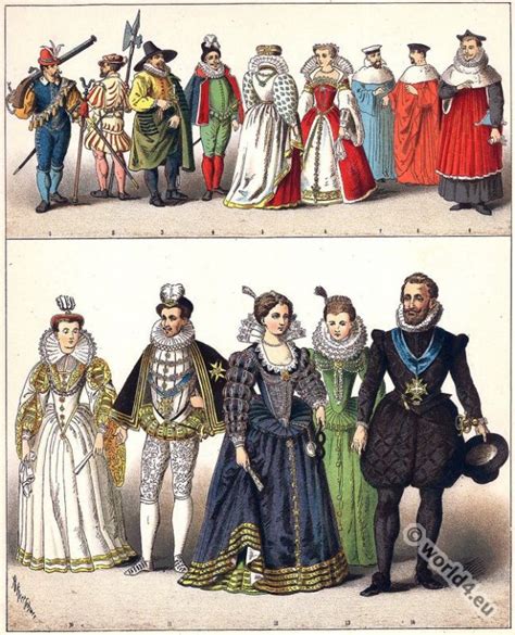 French Court Dress During The 16th Century
