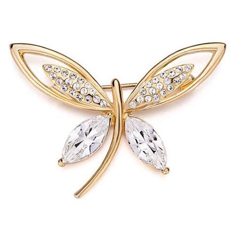 April Birthstones Wedding Brooch Butterfly Jewelry Animal Jewelry
