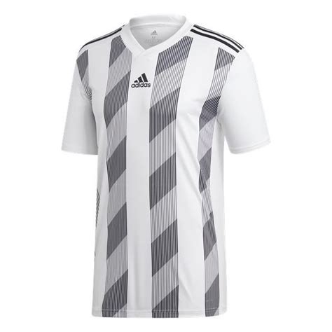 Adidas Striped 19 Whiteblack Ss Football Shirt