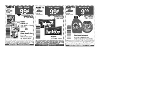 Printable Coupons - Price Chopper - Market 32