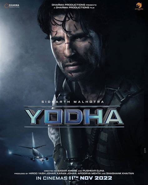 Yodha Movie 2022 Cast Trailer First Look Songs Release Date