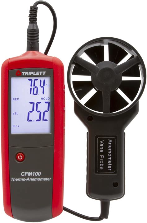 Buy Triplett Cfm100 Cfmcmm Air Flow Velocity And Temperature Thermo