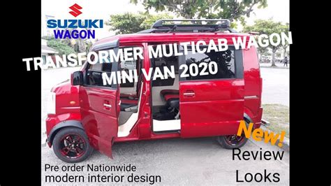 Transformer Wagon Mini Van Suzuki Multicab Youtube