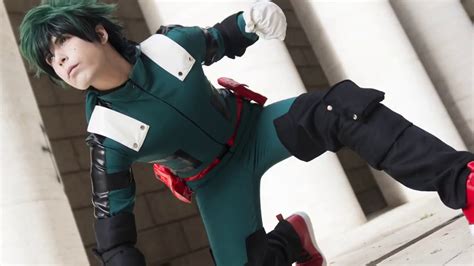 Mha Midoriya Izuku Deku Cosplay Costume Battle Suit Fighting Suit