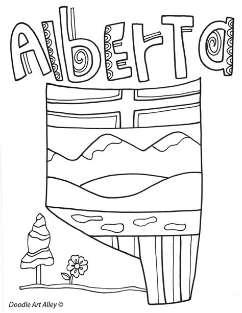 Canadian Art Coloring Pages