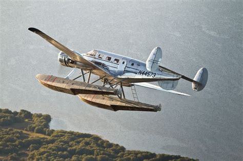 Beech 18 On Floats Vintage Aircraft Flying Boat Aircraft