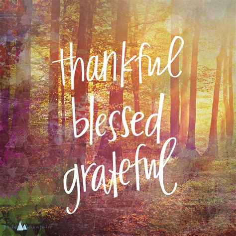 Thankful Grateful Blessed Images Printable Template Calendar