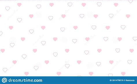 cute pink heart shape on white wallpaper illustration perfect for wallpaper backdrop postcard