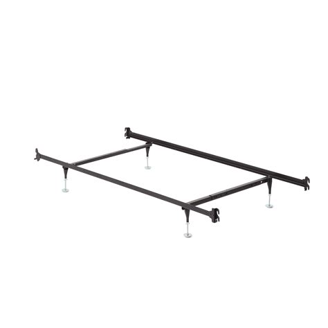 Twin Full Hook On Angle Iron Steel Bed Frame With Headboard And
