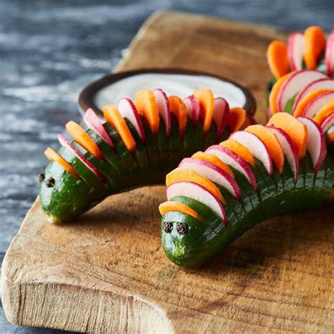 Mini Cucumber Caterpillars Recipe Eatingwell