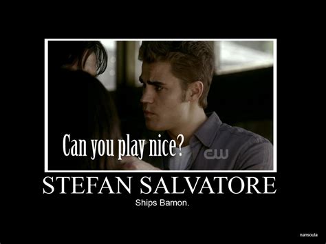 Stefan Salvatore Motivational Pic Damon And Bonnie Fan Art