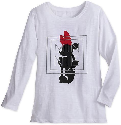 Disney Minnie Mouse Long Sleeve T Shirt For Women Size