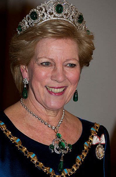 Anne Marie In The Emerald Parure And Order Of The Elphant Denmark