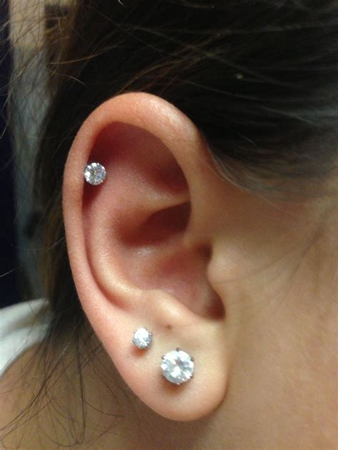This Is What I Want Eventually Earings Piercings Small Diamond Stud