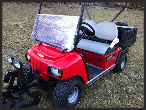 Golf Cart Snow Plows And Kits