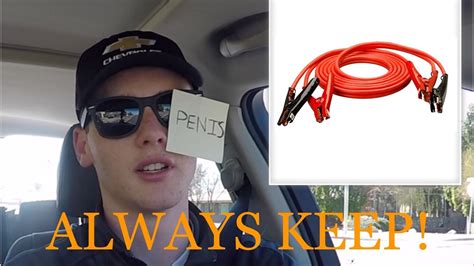 8 Items You Should Always Keep In Your Car Youtube
