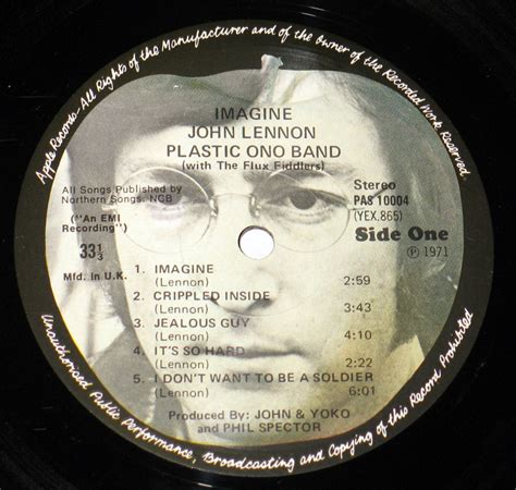 John Lennon Imagine With The Plastic Ono Band And The Flux Fiddlers
