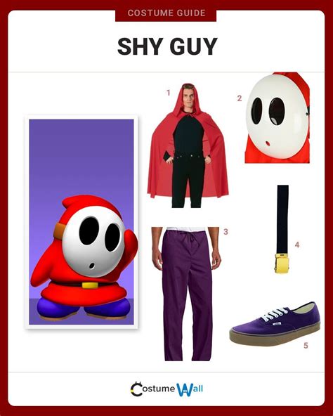 Mariokart Shy Guy Super Mario Costumes Mario Character Costumes Character Costumes Diy