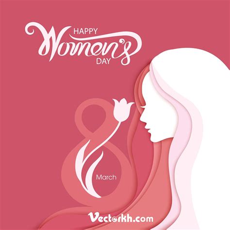 women s day vector happy women s day poster free vector template by vectorkh