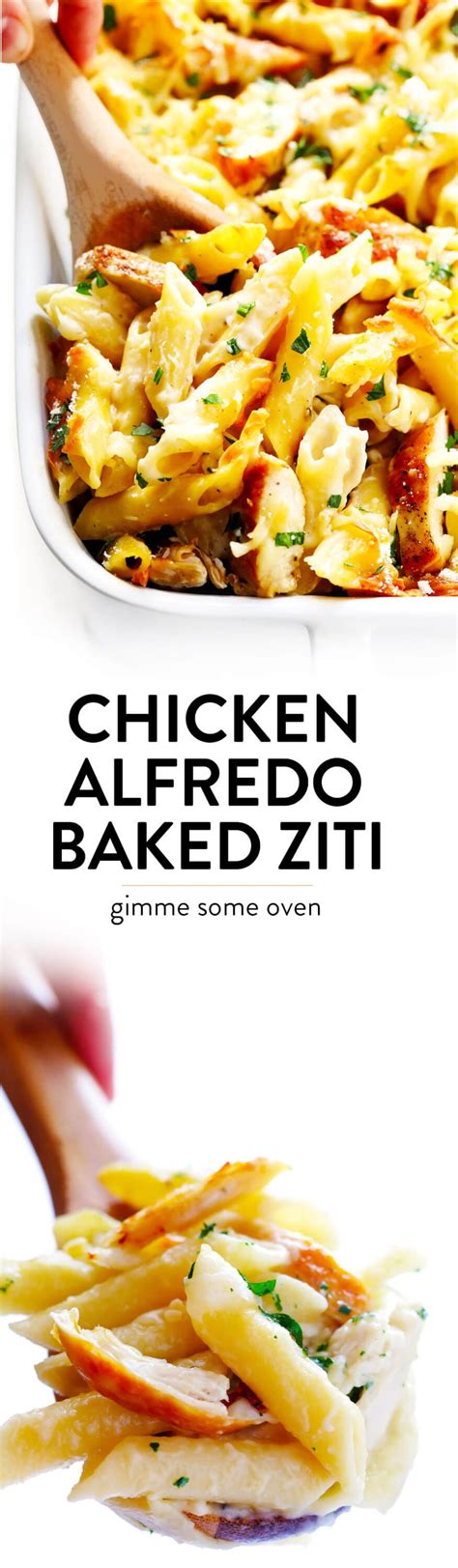 Love This Chicken Alfredo Baked Ziti Recipe Its Made With A Lightened