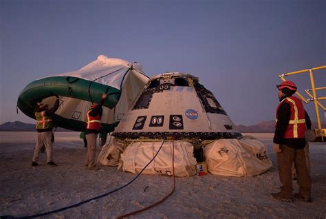 Boeing Capsule Returns To Earth At Armys White Sands Missile Range