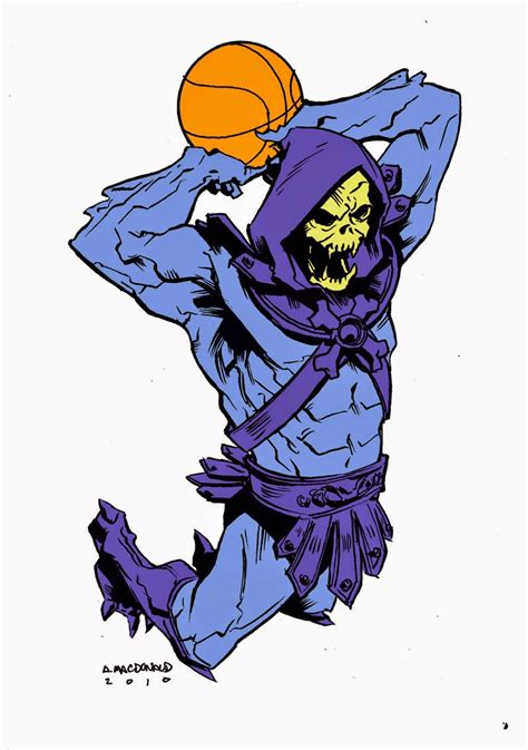 80s Cartoon Villains Posterized In Basketball Fan Art