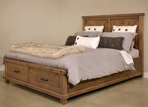 Truss Rustic Storage Bed Solid Wood Naked Furniture Off My XXX Hot Girl