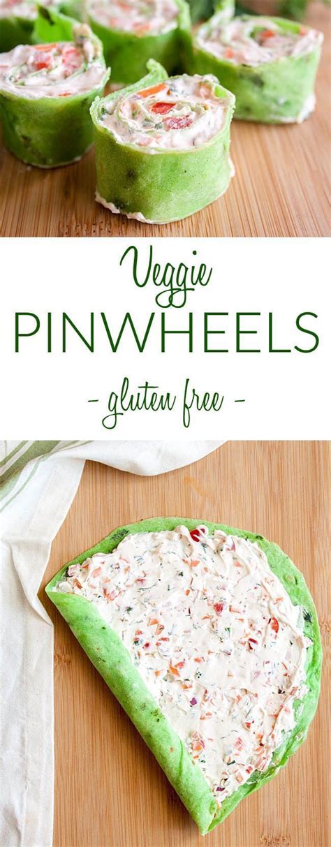 Fresh spinach, lemon juice, sea salt, lentils, medium onion, wheat tortillas and 4 more. Vegan Veggie Pinwheels (gluten free) - These vegan cream ...