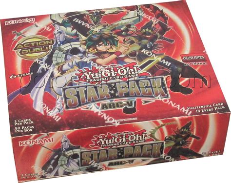 Yu Gi Oh Star Pack Arc V Booster Box Potomac Distribution